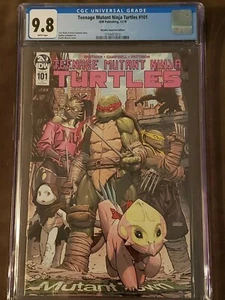 Teenage Mutant Ninja Turtles #101 (CGC 9.8) - RI Edition - 1st Lita & Mona Lisa! - Picture 1 of 5