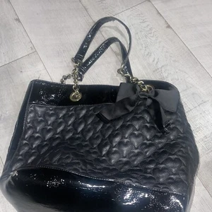 Betsy Johnson Black Quilted Hearth And Patten Black  - Picture 1 of 5