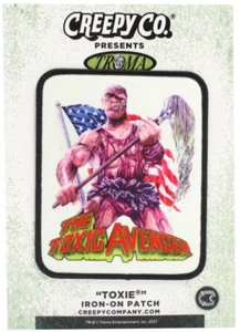 NEW Creepy Co. The Toxic Avenger TOXIE AMERICANA Iron-On PATCH 4x3.29" Troma - Picture 1 of 4