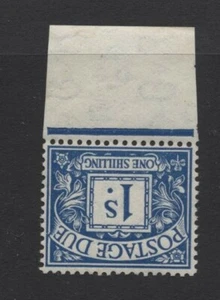 1924 1/- DEEP BLUE POSTAGE DUE SIDEWAYS-INVERTED WMK U/MINT. SG D17Wi - Picture 1 of 1
