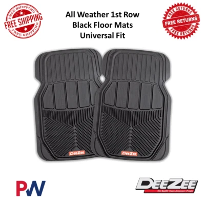 Alfombrillas Dee Zee DZ90710 para todo clima primera fila 28"" x 19"" x 2"" | Ajuste universal Foto 1 de 4