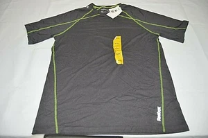 Reebok Herren Play Dry Athletic Performance Shirt Kurzarm Grau Gr. M Neu mit Etikett - Bild 1 von 5