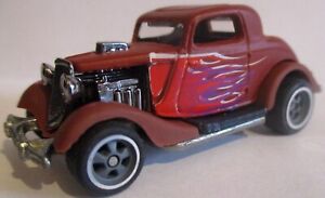 Hot Wheels Premium Ford 1932 coupe brown 1/64 scale loose