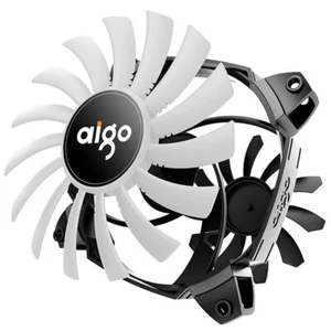 Ventilador de refrigeración turbo de doble hoja 120 mm estuche de computadora ventilador de PC chasis radiante Aigo - Imagen 1 de 22