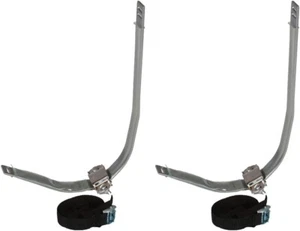 PAIR of Roof Rack J Bars - Kayak Transport - Including Straps, Brackets and Nuts - Picture 1 of 1