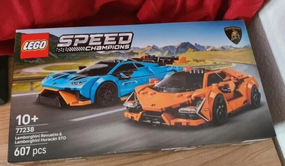 LEGO Speed Champions 77238 Lamborghini Revuelto & Huracán STO 607 pcs Kit - Image 1 of 4