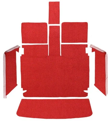 Alfombra Dodge Charger 1966-1967 - bucle - área trasera | área trasera Fastback Foto 1 de 2