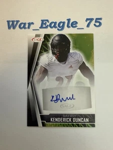 2022 Sage Low Series KENDRICK DUNCAN  Auto University of Louisville  Autograph - Picture 1 of 2