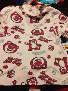 Disney Lotso Bear Pink Toy Story Medium T-shirt Movie Pixar Cartoon - Picture 1 of 14