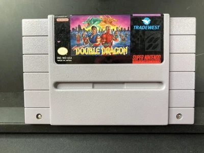 Super Double Dragon Super Nintendo SNES 1992 Tradewest Official Action Authentic - Image 1 of 4