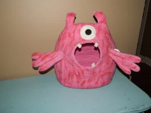 West Elm Kids Halloween Candy Bowl Monster Pink - Picture 1 of 5