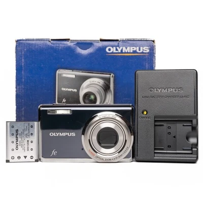 Olympus FE-5020 12.0MP Digital Camera - Gray - NEW - Image 1 of 4