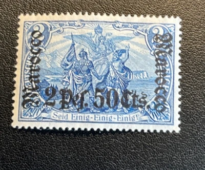 Stamps German Offices in Morocco Scott #43 hinged - Image 1 of 2