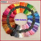 100 Colors Cross Embroidery Branch Thread Colorful for Needle-Threading Tool