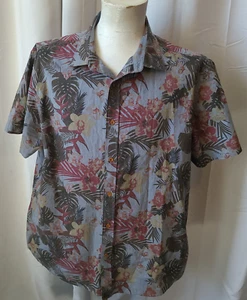 Mens S/S button front Hawaiian style shirt Untuckit - Desisto style - XXL - Bild 1 von 9