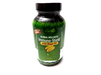 Irwin Naturals Immuno Sheild con Mega D3 y Cúrcuma 60 ct ENVÍO GRATUITO Foto 1 de 3