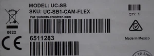 Crestron UC-SB UC-SB1-CAM-FLEX Sound Bar & Camera 6511283 - Picture 1 of 3