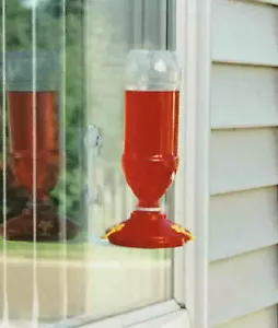 Gadjit Soda Bottle Window Hummingbird Feeder Kits (Red) 2pk 14633 - Picture 1 of 2