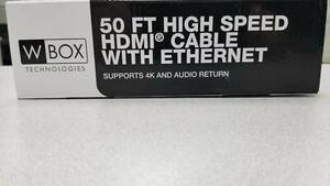 Cable HDMI W Box Technologies 0E-HDMI5050 ft 1080P con soporte Ethernet 4K NUEVO - Imagen 1 de 3