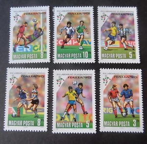 Hungary 1990 World Cup Football Italy SG3978/83 MNH UM unmounted mint - Imagen 1 de 1