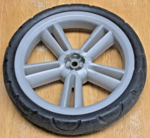 Graco Stroller Wheel - Front - 6B49LGA3 - Five Spoke Mag Wheel - Grey - 8 inch - Picture 1 of 3