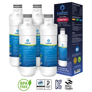 4 X LG Refrigerator Water Filter FINE700 / ADQ747935 For GF-D706MBL, GFV708MBSL - Picture 1 of 10