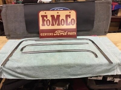 1964 Mercury Marauder 4 pc Rear Window Stainless Trim (excellent) 1964 Ford - Image 1 of 4