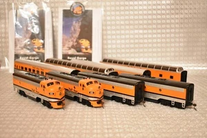 HO Scale Bachmann F7 ABBA Royal Gorge With 4 Passenger Cars (Lot of 8) - Picture 1 of 11