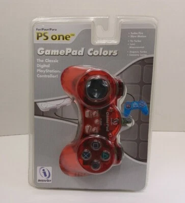 Interact Performance Game Pad Colors Sony Playstation 1 Controller New Red PS1 - Image 1 of 4
