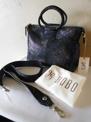 New HOBO International Shelia Medium Silver Galaxy Satchel, Tote, Shoulder Bag - Image 1 of 4