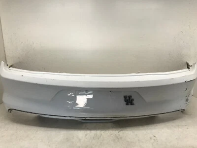 Rear Bumper Cover Ford Mustang v6 White 2015 2016 2017 FR3B-17D781-A OEM5 - Image 1 of 4