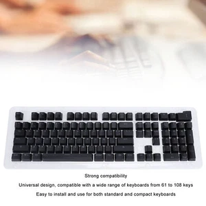 Spanish Keyboard Keycaps 108 Keys Minimalist Mechanical Keyboard Keycaps Fo Kit - Picture 1 of 18