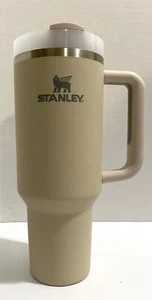 Stanley Flowstate Quencher H2O Double Vacuum Insulate Tumbler 40 oz Beige - Picture 1 of 1