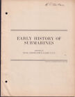 USN Constructor E S Land : histoire ancienne des sous-marins : 1916