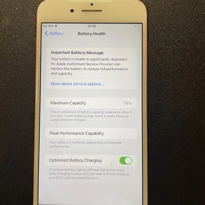 Apple iPhone 7 Plus (PRODUCT)RED - 128GB - (Unlocked) A1661 A1-D5  - Image 1 of 4