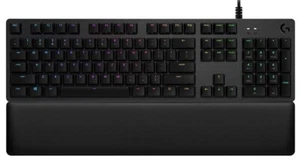 Logitech G513 mechanische Gaming-Tastatur RGB GX-Brown QWERTY - Schwarz (ES) - Bild 1 von 1