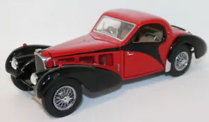 Franklin Mint 1/24 Scale diecast B11RP48 - 1936 Bugatti Type 57 SC Black Red - Picture 1 of 6