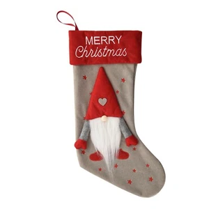 Christmas Red Gonk Stocking  - Merry Christmas - Picture 1 of 1