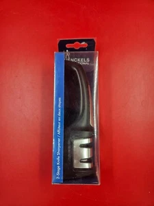 J. A. Henckels Black Pull-Through 2 Stage Knife Blade Sharpener NEW - Picture 1 of 2