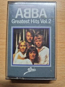 ABBA Greatest Hits Vol 2 Audio Cassette Tape Epic - Picture 1 of 5