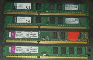 1 GB 2 GB 4 GB 8 GB 16 GB KINGSTON DDR3 1333 MHz atenuación pol.240 PC3-10600U PC RAM BAJA - Imagen 1 de 2