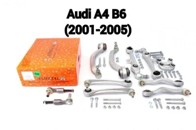 Audi A4 B6 B7 (2001-2008) Suspension Control Arm Kit AsMetal 3 year warranty - Image 1 of 2