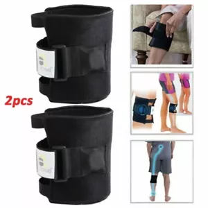 2x Magnetische Druckpunkt Kniebandage Lindert Akupressur Aktiv Bein Ischias USA - Bild 1 von 13
