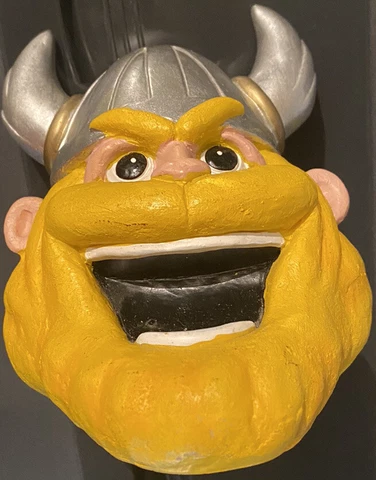 2013 Stockton Thunder Minor League Hockey SGA Stadium Give Away Mascot Thor Bank Cover