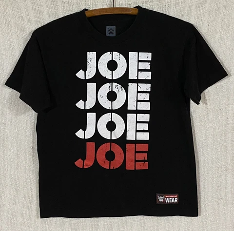 Samoa Joe WWE Authentic Boy’s Large Black Destruction In The Clutch S/S T-Shirt Cover