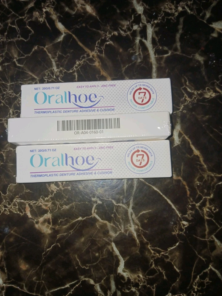 Crema Adhesiva para Dentaduras Extra Fuerte, Pegamento Dental de 12 Horas, Impermeable, Zi... Foto 1 de 1