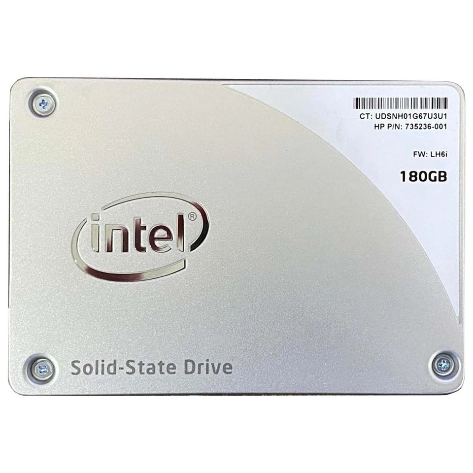 SSD Intel 180GB 2,5 " SATA Disc Condition Solid SSDSC2BF180A4H 730565-001 - Image 1 of 1