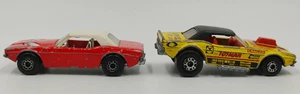 2 Vintage Dodge Challenger Die Cast Lot 1:64 Matchbox SuperFast Mopar 1975 - Picture 1 of 15