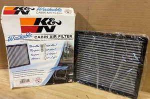 K&N VF2016 Replacement Washable Cabin Air Filter - Picture 1 of 3