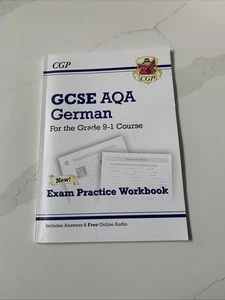 GCSE AQA German 9-1 Exam Practice Workbook By CGP - Picture 1 of 7
